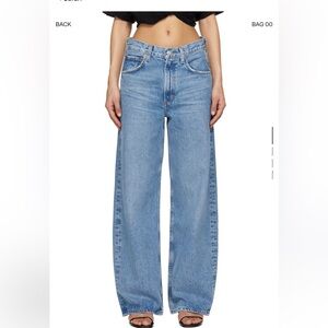 AGOLDE Low Curve Jeans in Fairway